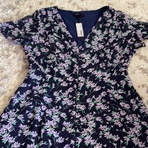 Floral high low dress